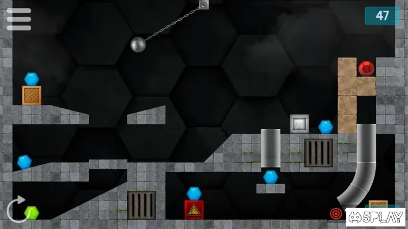HEXASMASH • Wrecking Ball Physics Puzzle 1.04 screenshot 3