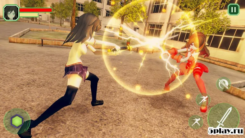 High School Girls-Anime Sword Fighting Games 2018 screenshot 4