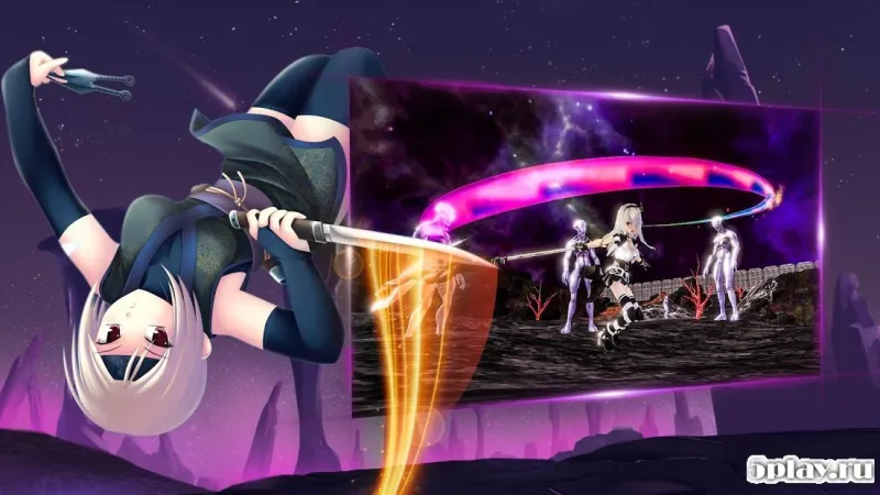 High School Girls-Space Sword Fighting Games 2018 screenshot 2