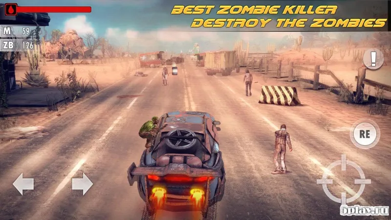 Highway Zombie Fire : Alive 1.2 screenshot 1