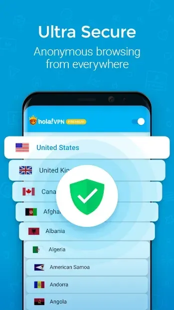 Hola VPN Proxy Plus 1.182.864 screenshot 2