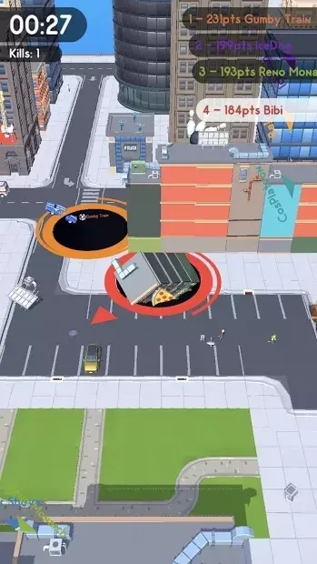 Hole.io screenshot 2