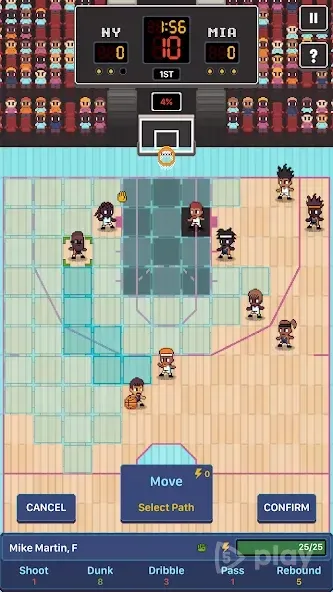 Hoop League Tactics 1.9.8 screenshot 4