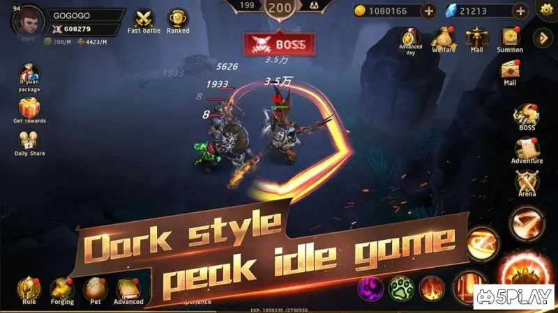 Hunter Legend : Chaos dungeons - Idle RPG 1.1.20 screenshot 2