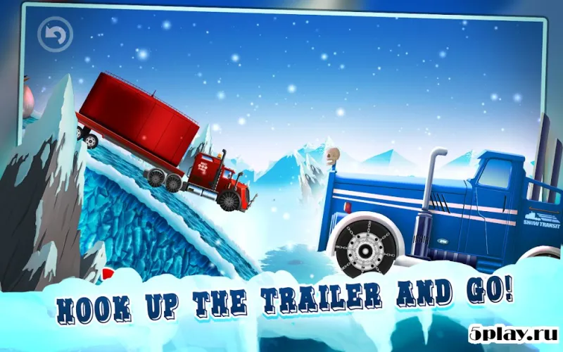 Ice Road Truck Driving Race screenshot 4