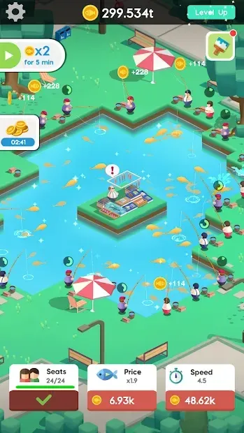 Idle Angler Tycoon 1.0.4 screenshot 1