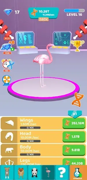 Idle Animal Evolution 0.41 screenshot 2