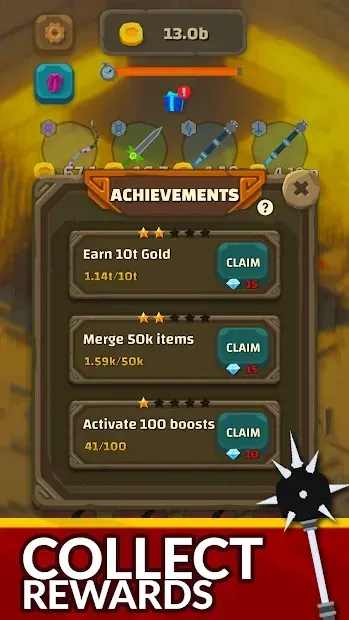 Idle Blacksmith - AFK Merge Tycoon 0.13 screenshot 4