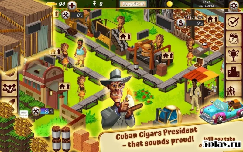 Idle Cigar Empire - Cigar Factory screenshot 2