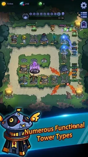 Idle Defense: Dark Forest screenshot 1