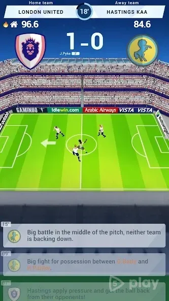 Idle Eleven - Be a millionaire football tycoon screenshot 1