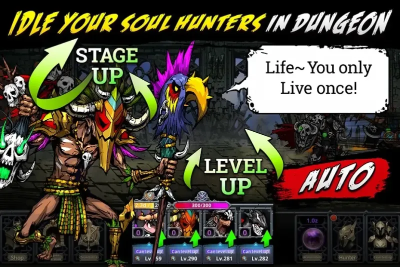 Idle Eternal Soul - Auto, Clicker, AFK, RPG v0.0.2.4 screenshot 1