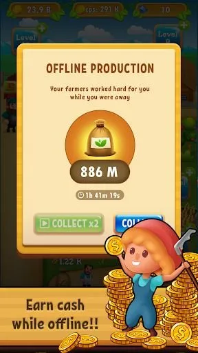 Idle Farm Tycoon - a Cash, Inc and Money Idle Game screenshot 3