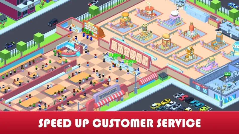 Idle Fast Food Tycoon 2.1.9 screenshot 1