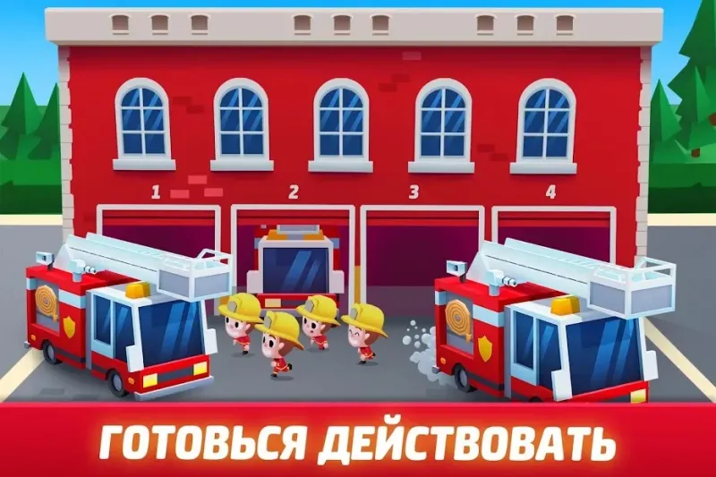 Idle Firefighter Tycoon - Fire Emergency Manager 1.40.1 screenshot 1
