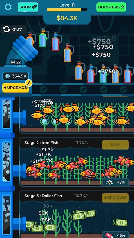 Idle Fish Aquarium 1.7.8 screenshot 2