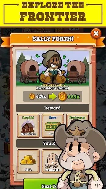 Idle Frontier: Tap Town Tycoon screenshot 4