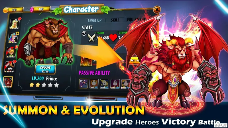 Idle Grimm: Heroes - RPG Offline - Clicker Games screenshot 2