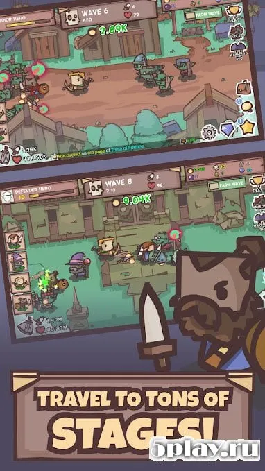 Idle Hero Defense - Fantasy Defense screenshot 1