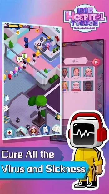 Idle Hospital Tycoon - Director Life Sim 1.06 screenshot 2
