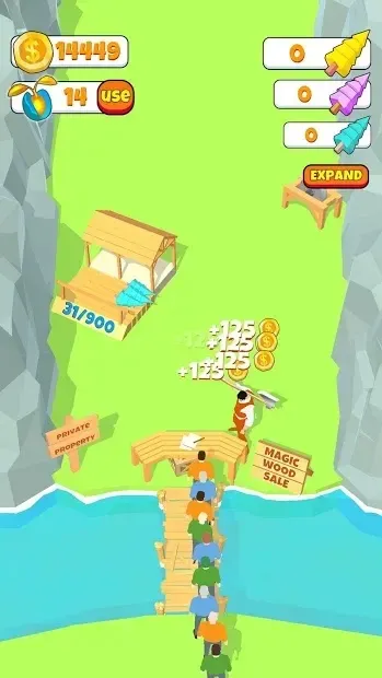 Idle Lumberjack 3D 1.5.16 screenshot 1