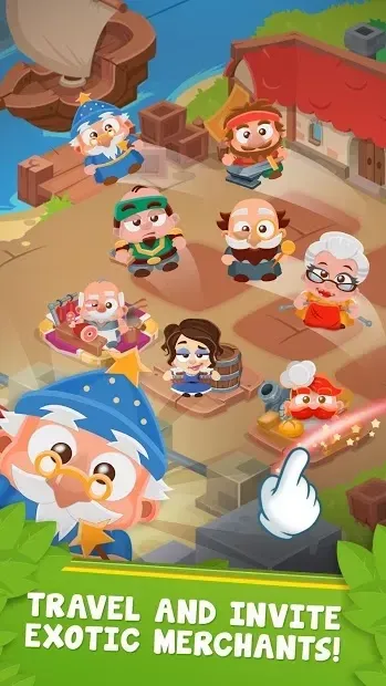 Idle Merchants - Fantasy Trading Empire screenshot 4