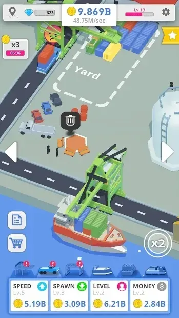Idle Port Tycoon 3.2.2 screenshot 1