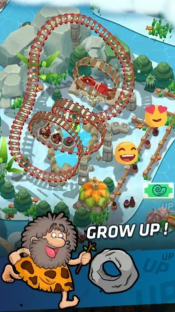 Idle Prehistoric Park - Theme Park Tycoon 0.9.8 screenshot 1