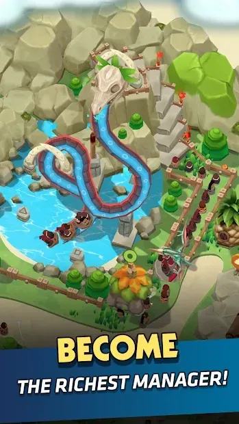 Idle Prehistoric Park - Theme Park Tycoon 0.9.8 screenshot 4