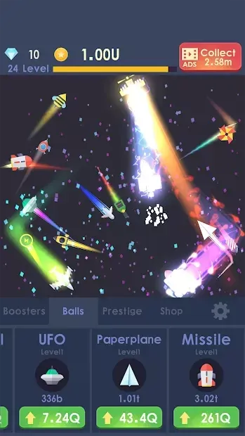 Idle Rocket - Aircraft Evolution & Space Battle 1.1.11 screenshot 3