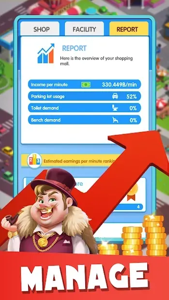 Idle Shopping Mall 4.1.1 screenshot 2