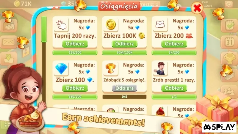 Idle Sweet Bakery - Cakes Factory screenshot 2