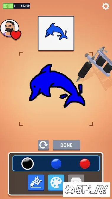 Чорнило. - Малюнок татуювання 1.9.2 screenshot 2