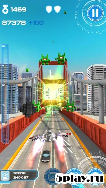 Jet Run: City Defender screenshot 1
