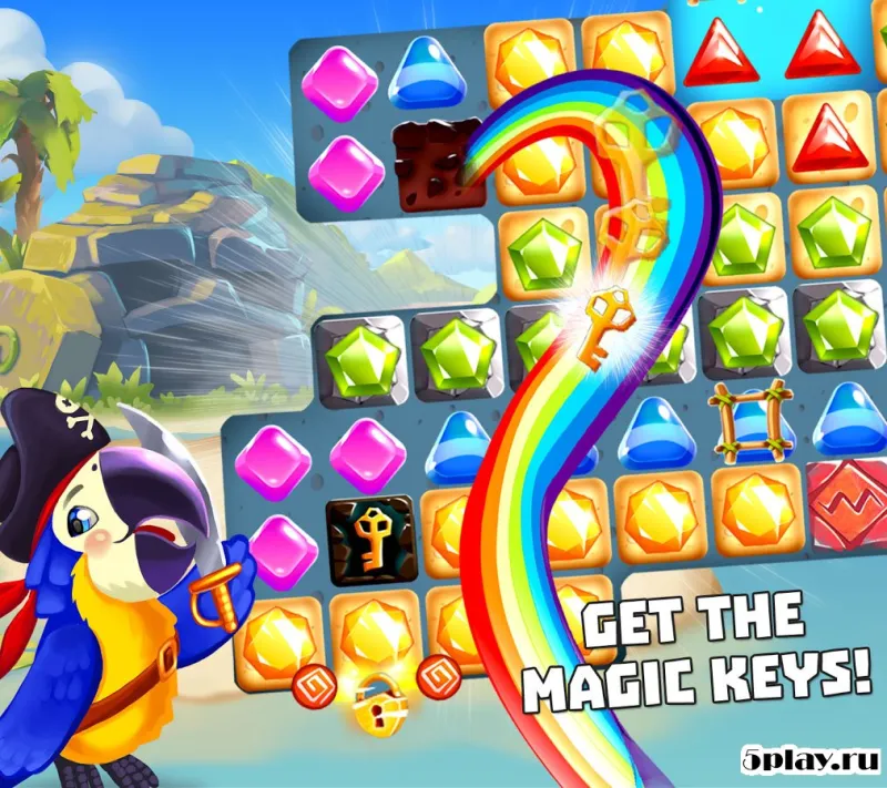 Jewel Pirate Digger Treasures screenshot 2