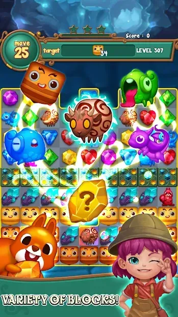 Jewels fantasy: match 3 puzzle screenshot 4