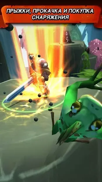 Jump Warrior: Nonstop RPG screenshot 1