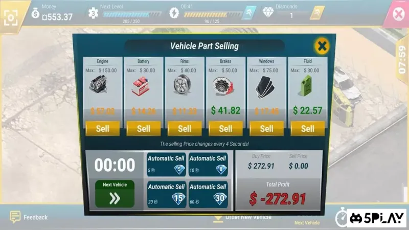 Junkyard Tycoon - Моделирование бизнес-автомобилей 1.0.21 screenshot 4
