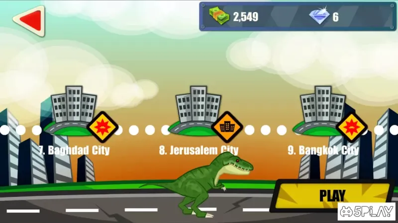 Jurassic Dinosaur: City rampage screenshot 3