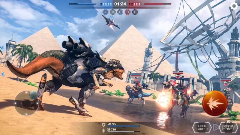 Jurassic Monster World: Dinosaur War 3D FPS screenshot 1