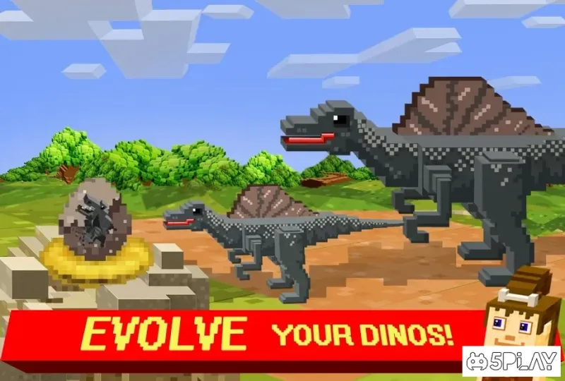 Jurassic Pixel Craft: dino age 9.26 screenshot 4
