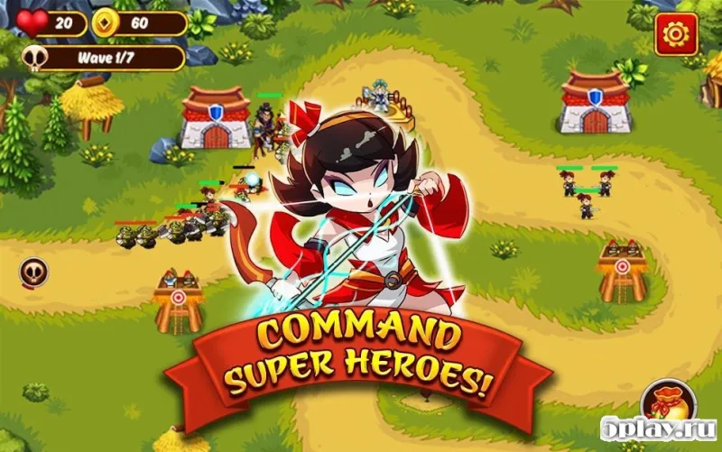 Kingdom of Heroes TD: Evil Rush screenshot 3