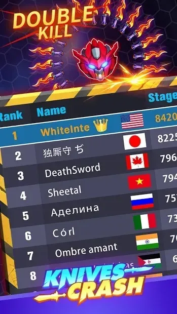 Knives Crash screenshot 2