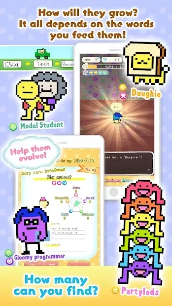 Kotodama Diary: weird words for comical creatures 3.0.0 screenshot 2