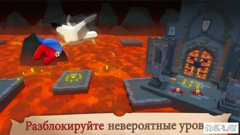 Kraken Land : Приключения Платформера 1.7.1 screenshot 2