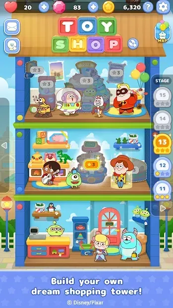 LINE: Pixar Tower 1.4.6 screenshot 3