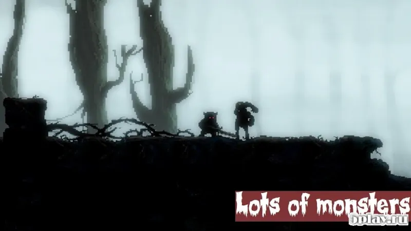 Mahluk: Dark demon - Retro horror platformer screenshot 1