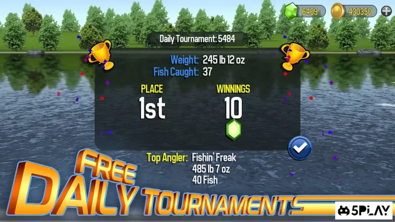 Master Bass Angler: Free Fishing Game screenshot 3