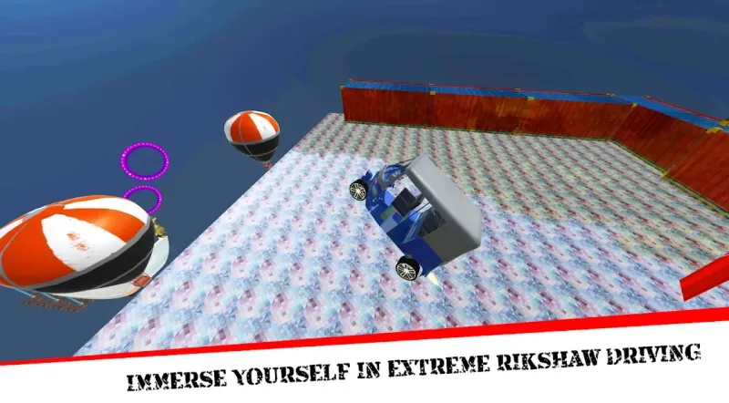 Mega Rikshaw Extreme Impossible Stunts 3D v1 screenshot 3