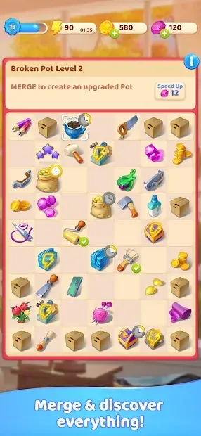 Merge Decor — построй свой дом мечты 1.0.6 screenshot 2